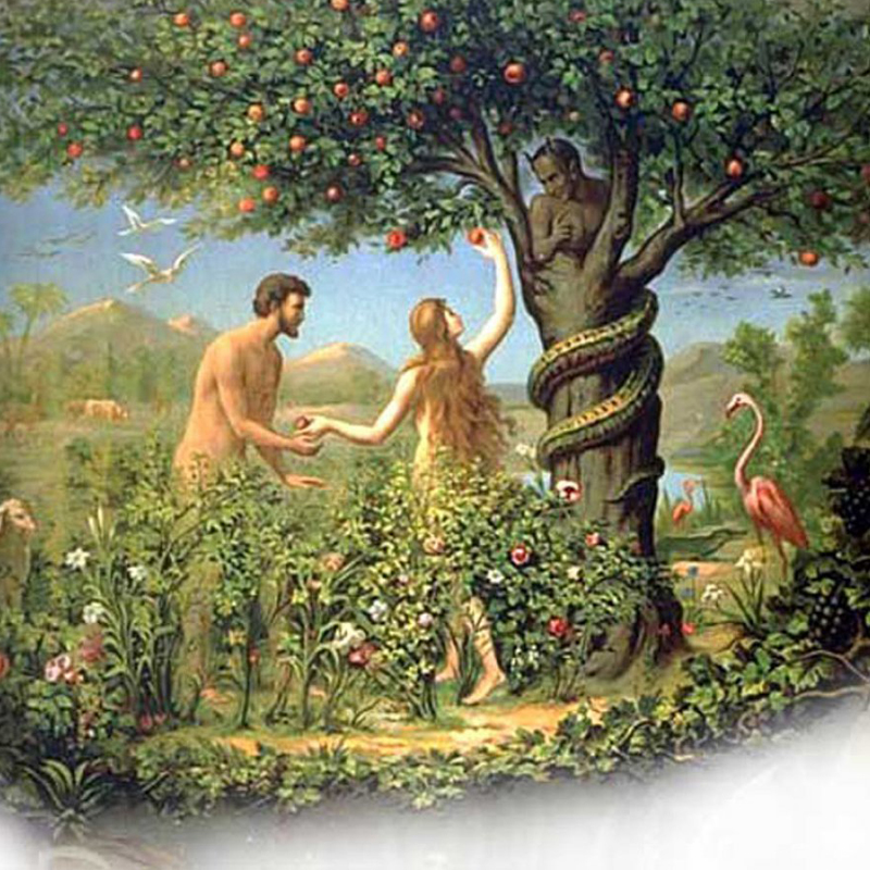 Adam Eva và trái táo cấm