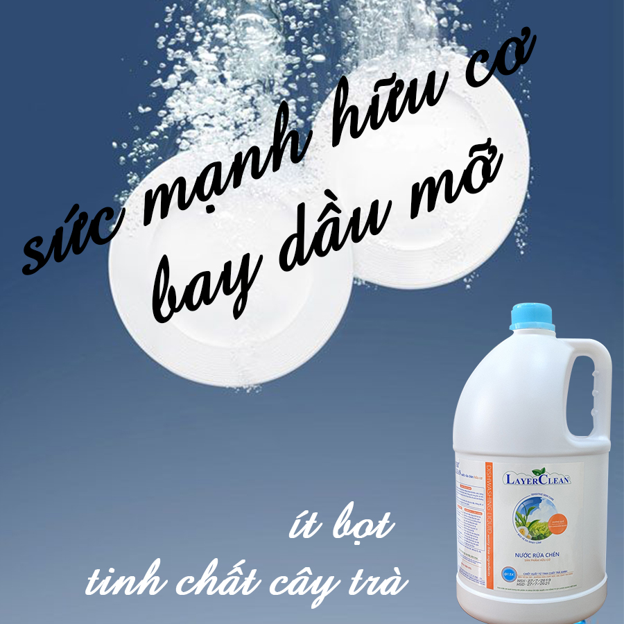 Nước rửa chén hữu cơ Layer Clean