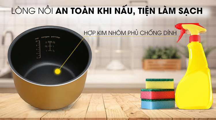 Nồi Cơm Điện Tử Comfee 1.8 lít CR-FD1820B - Hàng Chính Hãng
