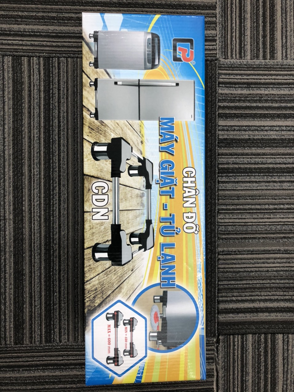 Chân đế nước lọc RO, máy giặt, tủ lạnh inox CP kích thước từ 30-77inch - Hàng chính hãng