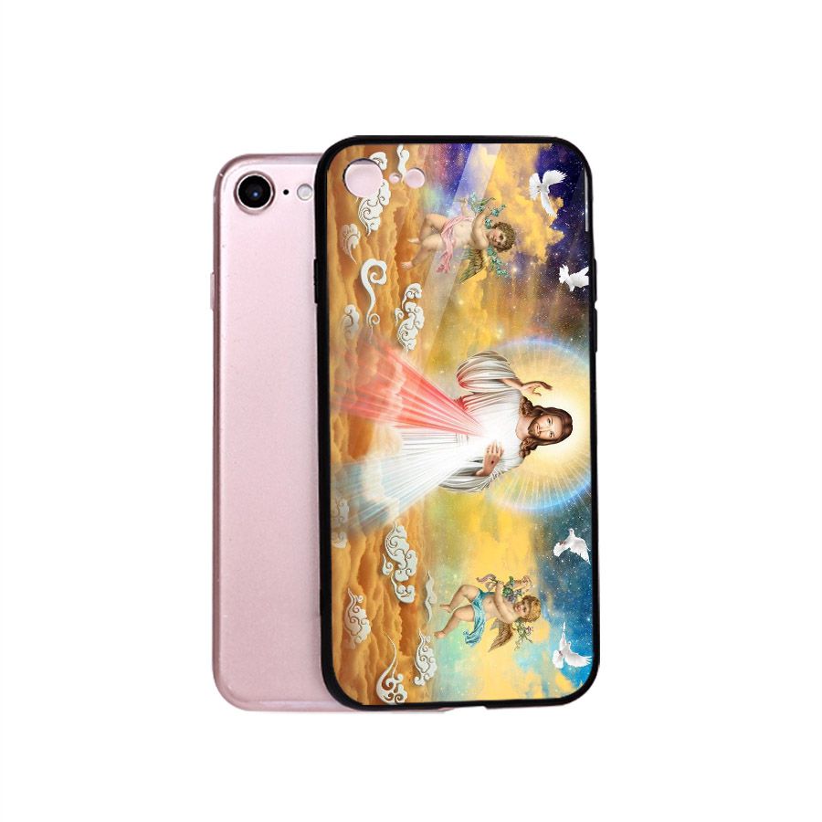 Ốp điện thoại kính cường lực cho máy iPhone 5/5s/se - Tôn giáo MS TGIAO103