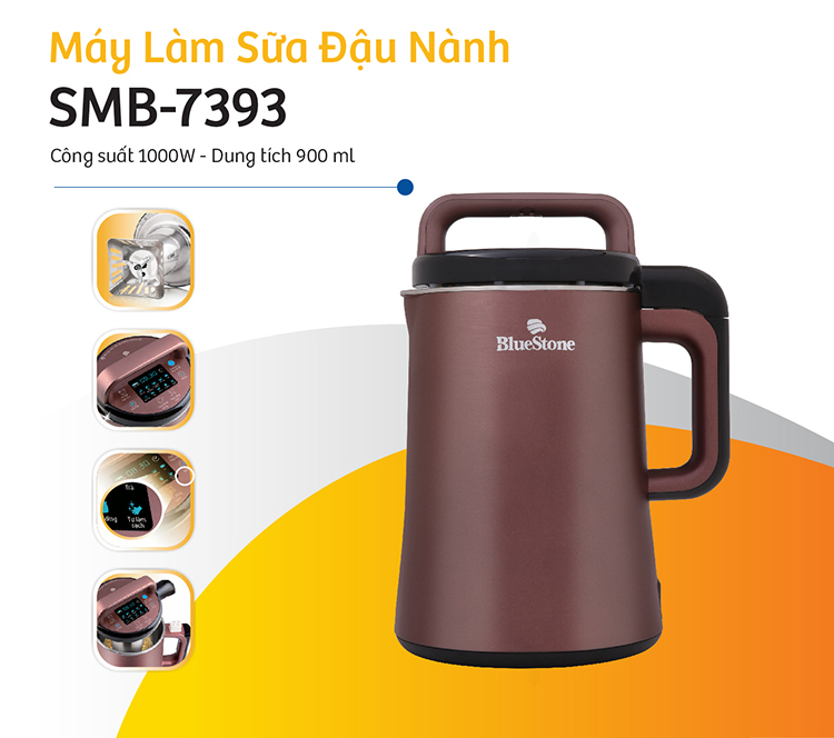 Máy Làm Sữa Đậu Nành Bluestone SMB-7393 (1.3 Lít) - Hàng Chính Hãng Máy Làm Sữa Đậu Nành Bluestone SMB-7393 (1.3 Lít) - Hàng Chính Hãng