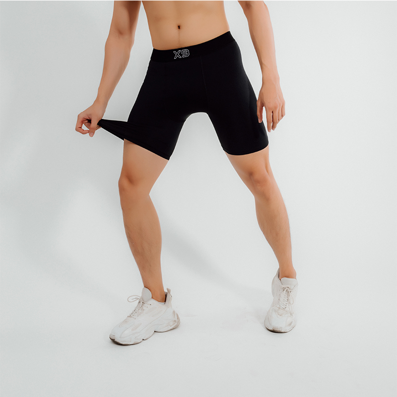 Quần Short Legging Nam Ngắn Ôm Bó Cơ Giữ Nhiệt - LocalBrand X9 - Tập Gym Đá Bóng Yoga Chạy Bộ - X004