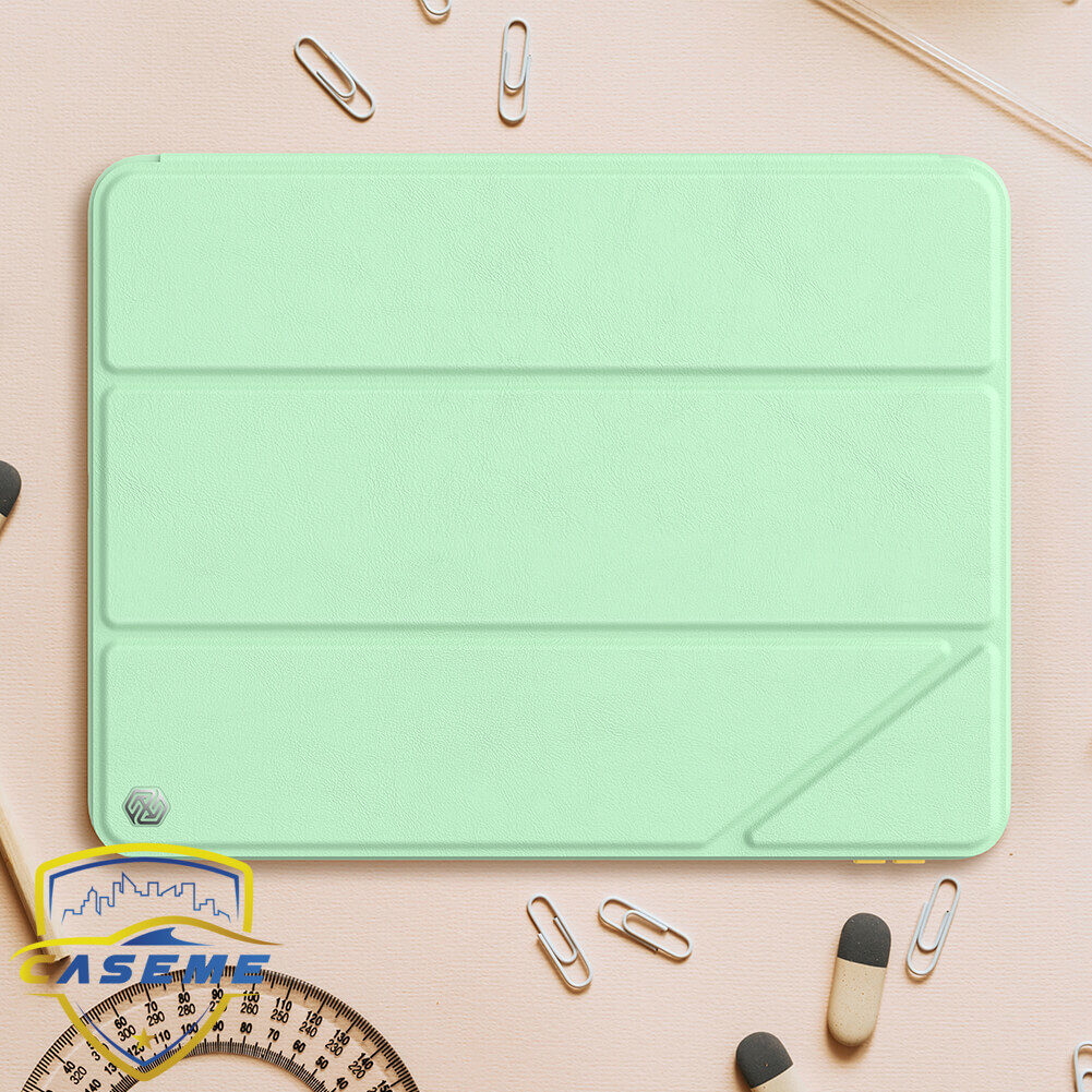 Bao da Nillkin Bevel Leather dành cho Apple iPad Pro 11 inch M1 2021 ( Có Khay Để Bút ) -  Hàng Chính Hãng