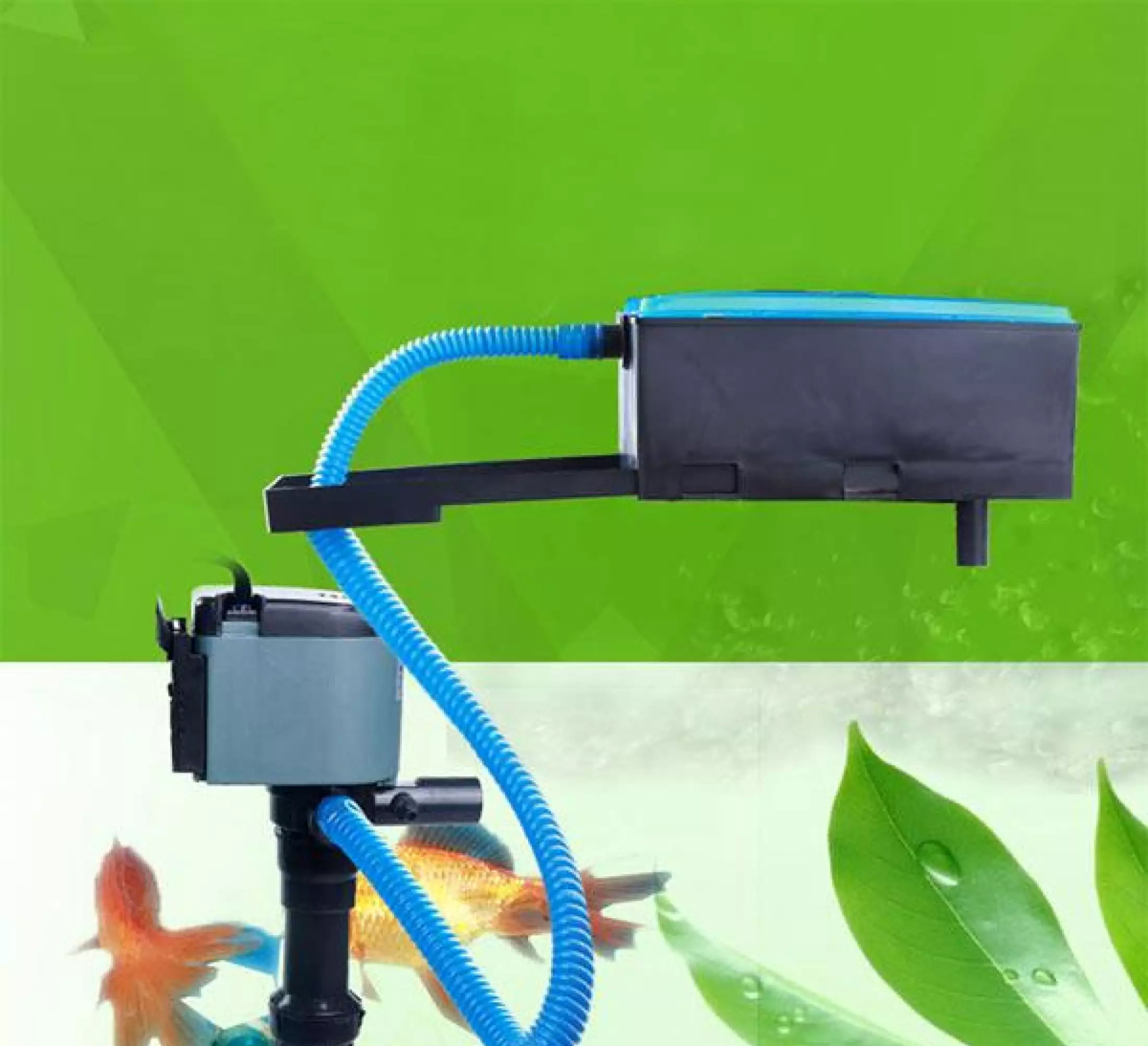Máy lọc nước bể cá cảnh RS 9800 30W - 2100LH cho hồ thủy sinh 90m - 1m2 cao cấp. BH uy tín