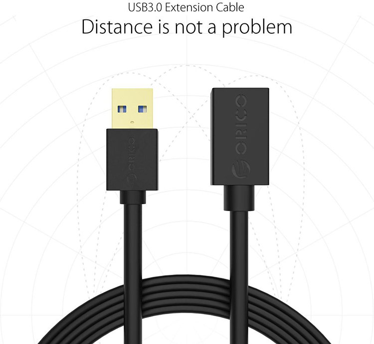 Cáp Nối Dài USB 3.0 Orico CEF3-15 1.5m - Hàng Nhập Khẩu