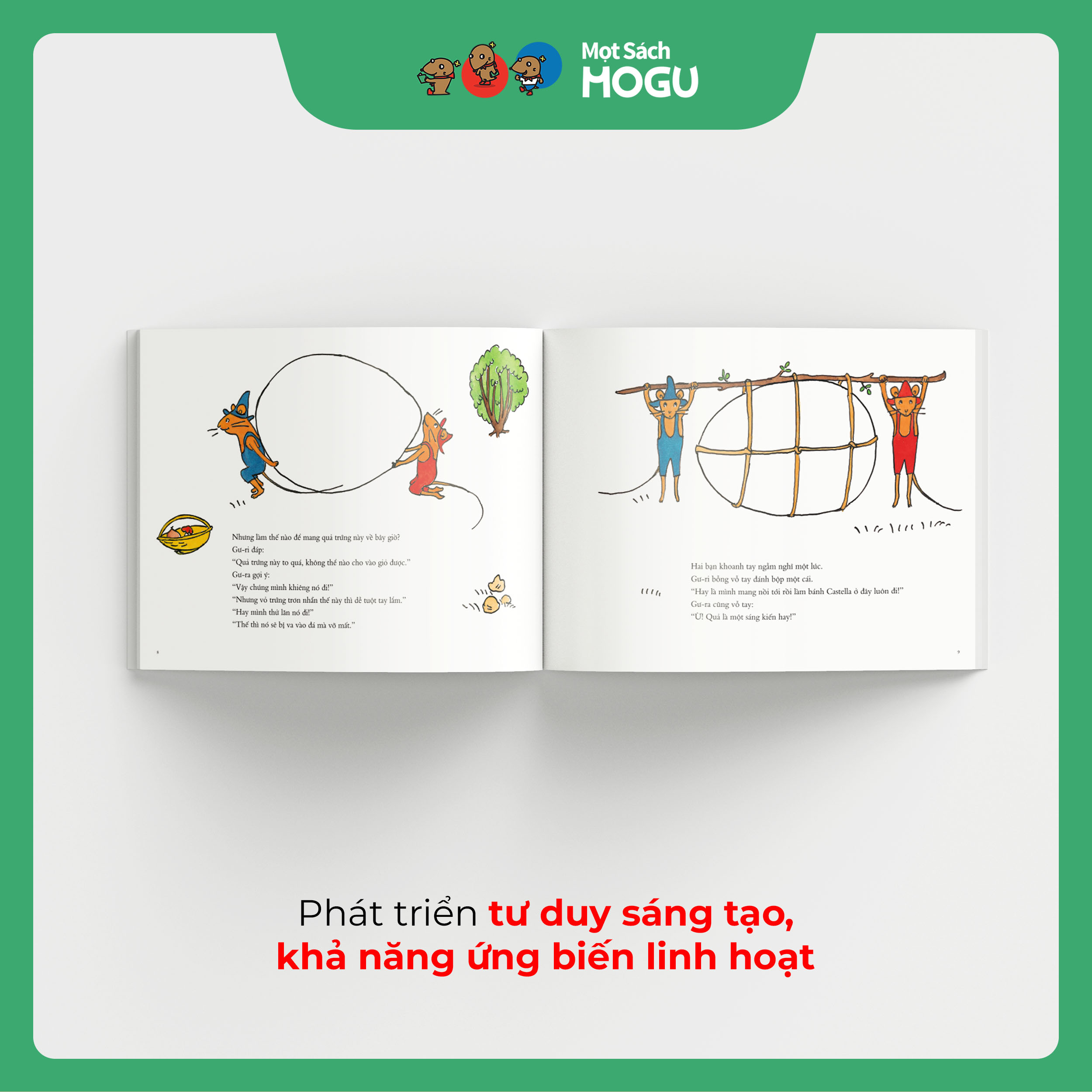 Truyện Ehon bé 3-4-5 tuổi - Gư-ri và Gư-ra