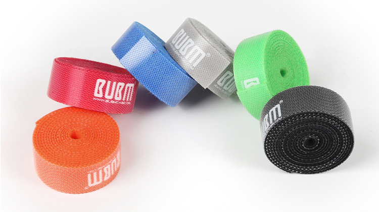 Combo 5 băng dán thu gọn dây điện BUBM 6 màu (1m)