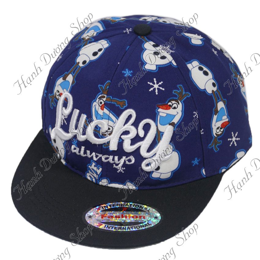 Nón kết hiphop Snapback năng động dành cho trẻ em từ 3 đến 5 tuổi, thiết kế mỏ bằng độc đáo - Hạnh Dương