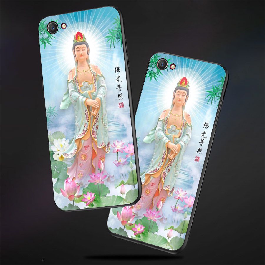 Ốp điện thoại kính cường lực cho máy Oppo A79 - Tôn giáo MS TGIAO070