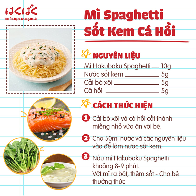 Combo 3 Gói Mỳ Ăn Dặm Hakubaku ( Dành Cho Bé Từ 5 Tháng )