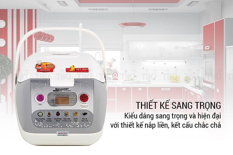 Nồi Cơm Điện Tử Sharp KS-COM10V - 1 Lít - Hàng chính hãng