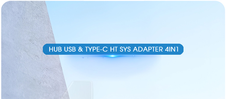 usb, hub type c ht sys 4in1