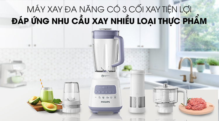 Máy xay sinh tố Philips HR2223/00 - Hàng Chính Hãng