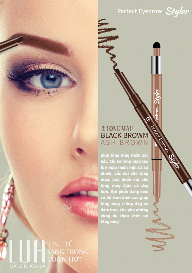 Chì Kẻ Mày Ngang Lua Perfect Eyebrow Styler