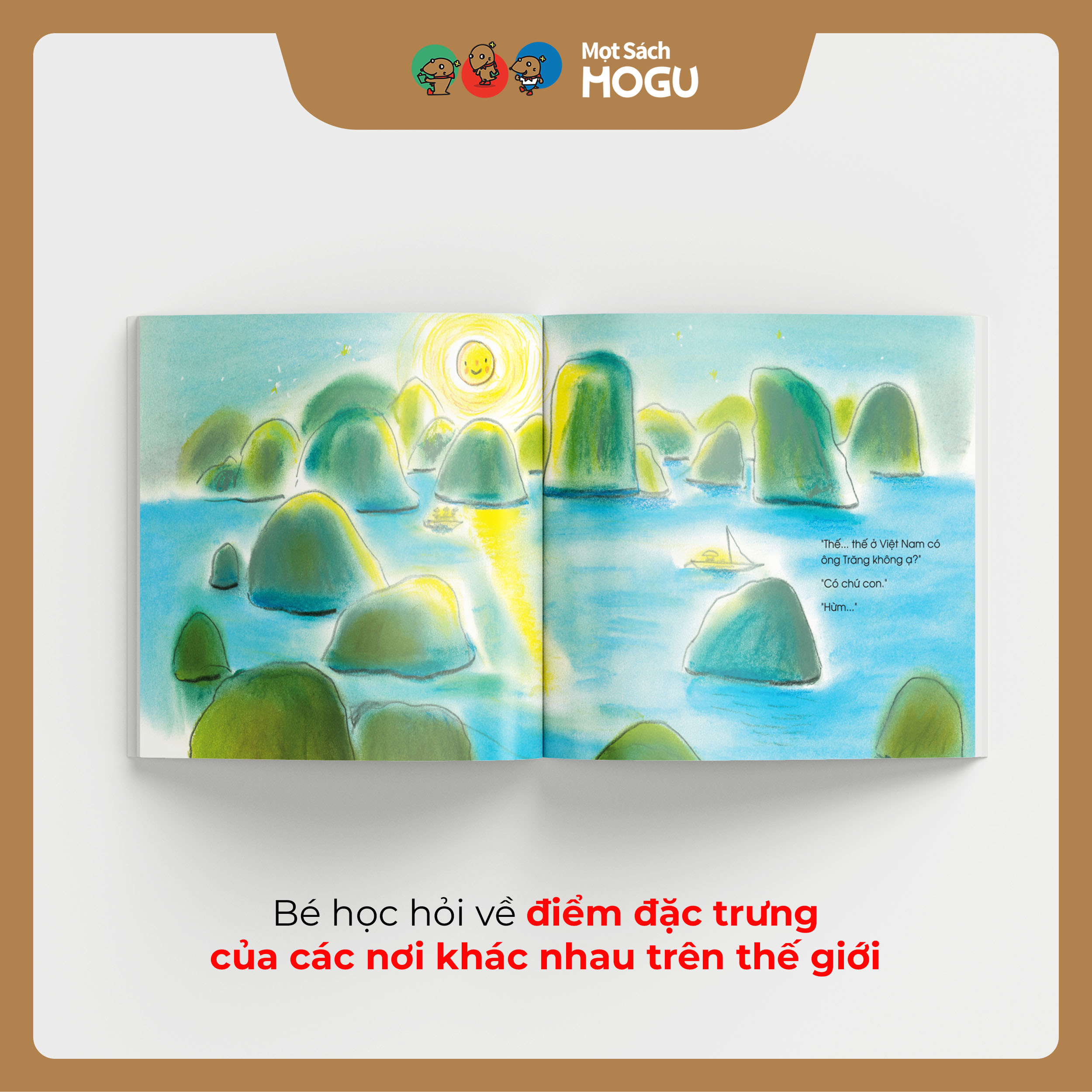 Truyện Ehon bé 3-4-5 tuổi - Có thật nhiều ông trăng