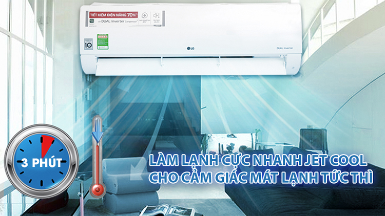 Máy Lạnh Inverter LG V18ENF (2.0HP)