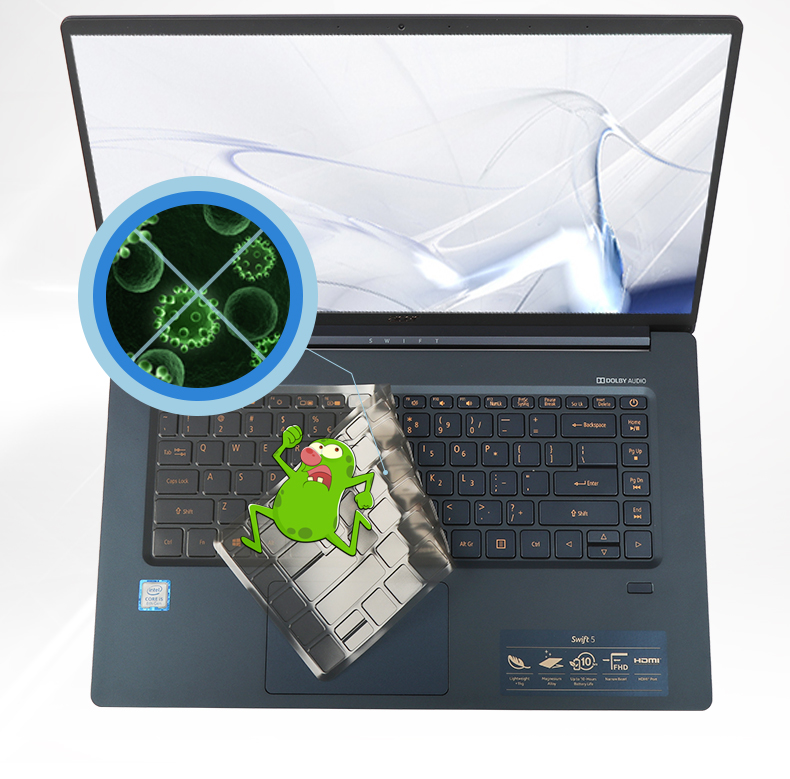 miếng silicon phủ bàn phím laptop acer 14inch