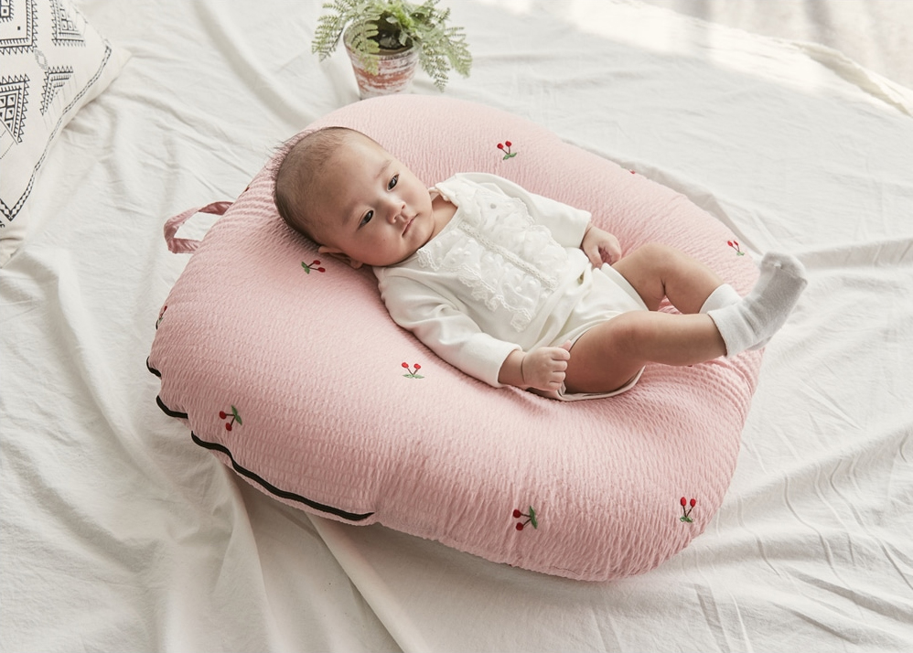 Gối chống trào ngược cho bé Rototo Bebe cao cấp nhập khẩu Hàn Quốc khắc phục tình trạng trào ngược dạ dày trẻ sơ sinh hiệu quả - Loại Ripple nhăn thoáng mát, không bám dính 4