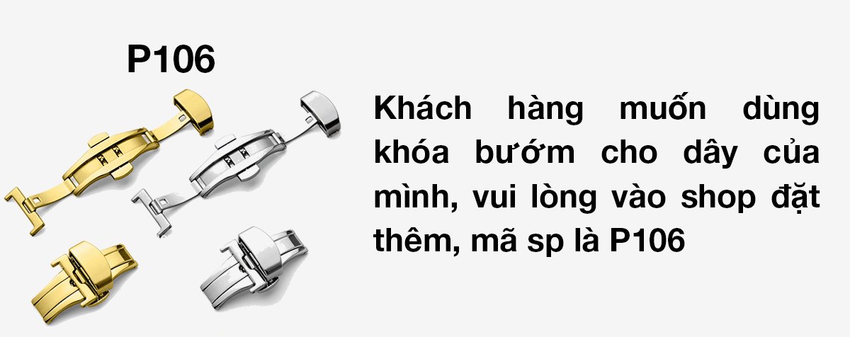 Dây đồng hồ dành cho AW da bò Vintage D116 - Hàng khâu tay thủ công cao cấp