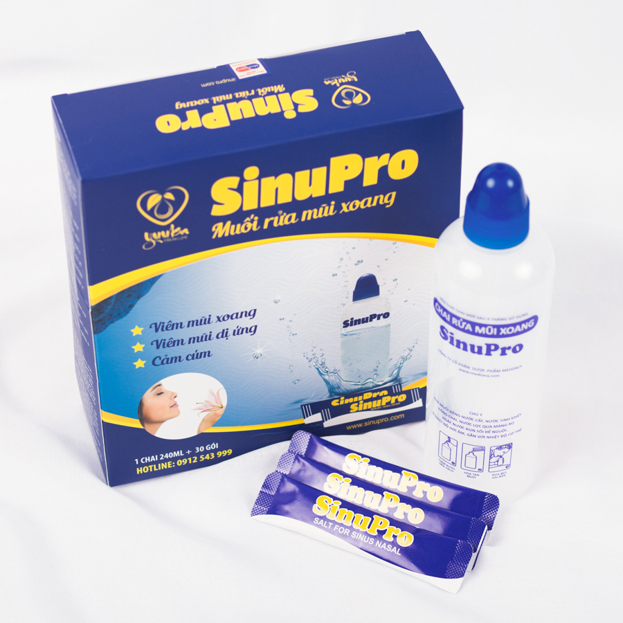 Muối rửa mũi xoang SinuPro