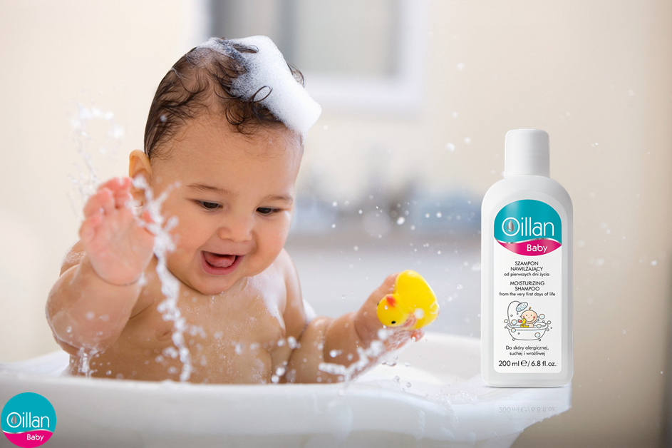 Dầu Gội Dưỡng Ẩm Ít Bọt Dành Cho Bé Gái Và Da Đầu Nhạy Cảm Oillan Baby Moisturizing Shampoo 200ml - 4002