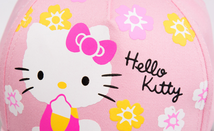 HELLO KITTY Hello Kitty Hat Children Baseball Cap Girls Sun Hat Sun Hat Student Beanie YQKTHY-N008025P Pink 52CM