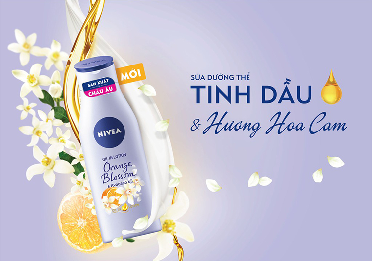 Sữa Dưỡng Thể Hương Hoa Cam Nivea (200ml) - 83244