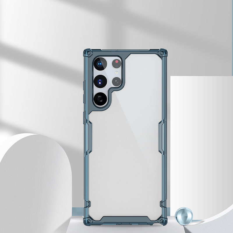 Ốp Lưng Nillkin Nature TPU Pro cho Samsung Galaxy S22 Ultra - Hàng Nhập Khẩu