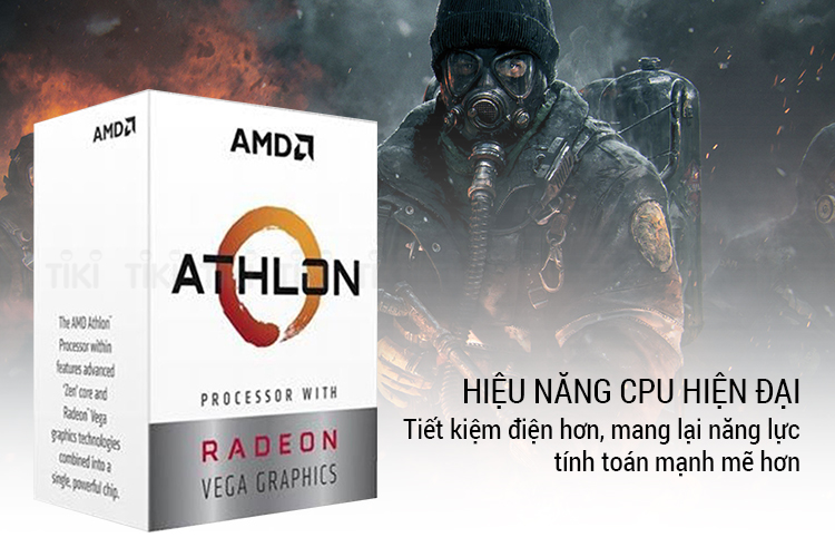 Bộ Vi Xử Lý CPU AMD ATHLON 200GE - Hàng chính hãng