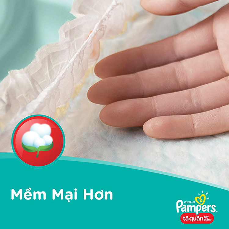 Combo 2 Tã quần Pampers giữ dáng cực đại M74