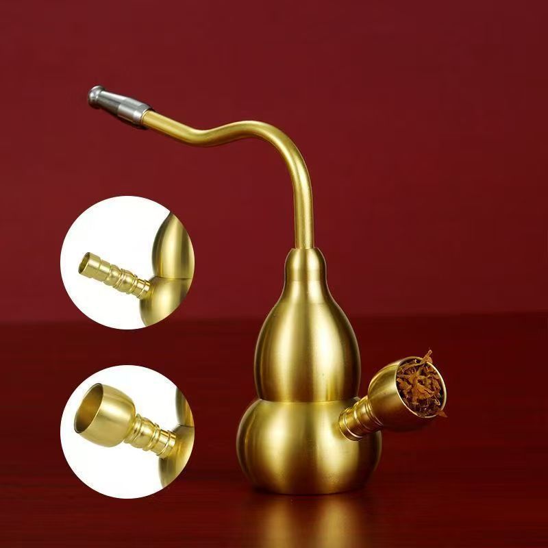 Bình Hồ Lô Lọc Thuốc L,á Bằng Đồng Cao Cấp. Sử Dụng Đa Năng Tiện Lợi, Tháo Lắp Vệ Sinh Dễ Dàng