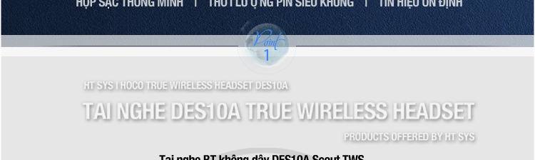 Tai nghe bluetooth HOCO DES10A - Hàng Chính Hãng