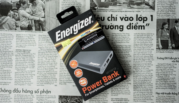 Pin Sạc Dự Phòng Energizer 10000mAh UE10012 - Hàng Chính Hãng