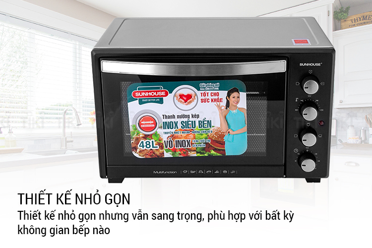 Lò nướng Sunhouse SHD4248S (48 Lít) - Hàng chính hãng