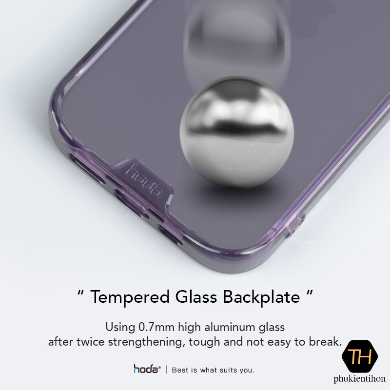 Ốp lưng điện thoại HODA dành cho iPhone 14 Pro Max/ 14 Pro Crystal Pro - Hàng nhập khẩu