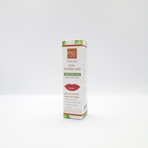 Dưỡng môi hồng bằng dầu dừa