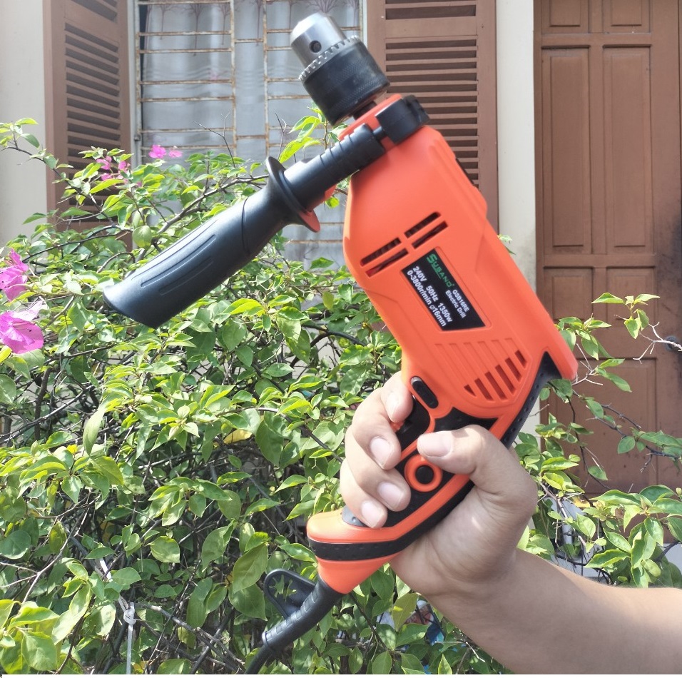 Máy Khoan SUSANO Đầu Khoan 10mm và 13mm Có Chế Độ Búa Công Suất 1350W - Có Điều Chỉnh Tốc Độ - Motor 100% Dây Đồng