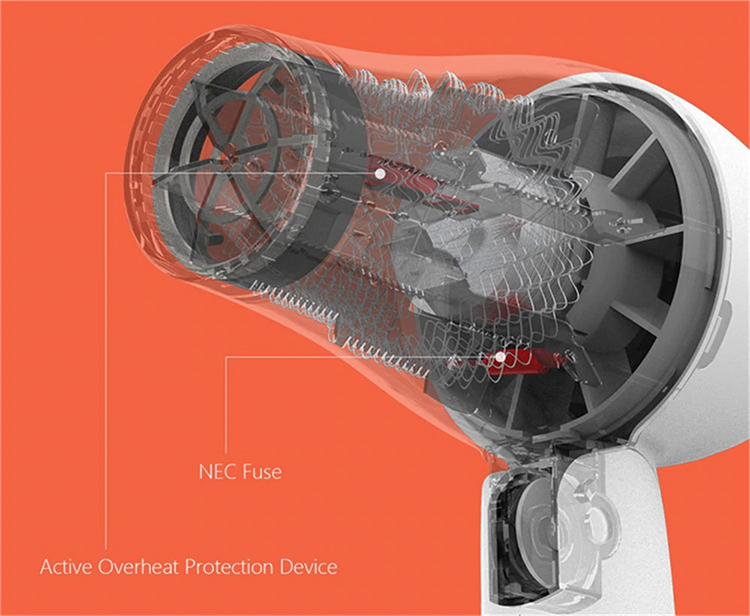 Original Xiaomi Mijia Yueli 1200 Watt Travel Electric Hair Dryer Air Blower Fast Dry Folding Compact Overheat Protection
