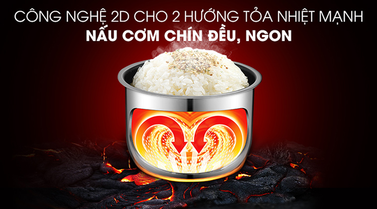 Nồi Cơm Điện Tử Comfee 1.8 lít CR-FD1820C - Hàng Chính Hãng