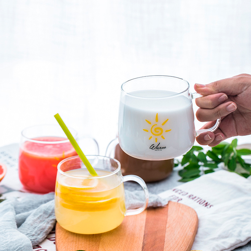 Ly thủy tinh cao cấp chịu nhiệt 450ml