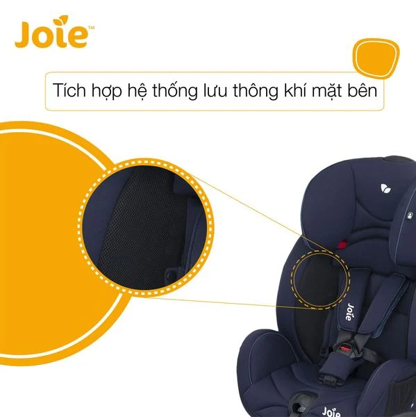 Ghế ngồi ôtô cho bé Joie Stages Coal dành cho bé từ sơ sinh đến 7 tuổi