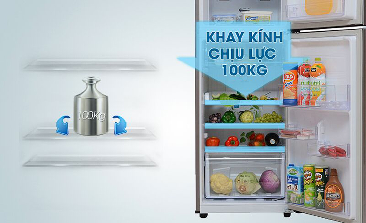 Tủ Lạnh Inverter Samsung RT22FARBDSA (234L) - Xám - Hàng Chính Hãng