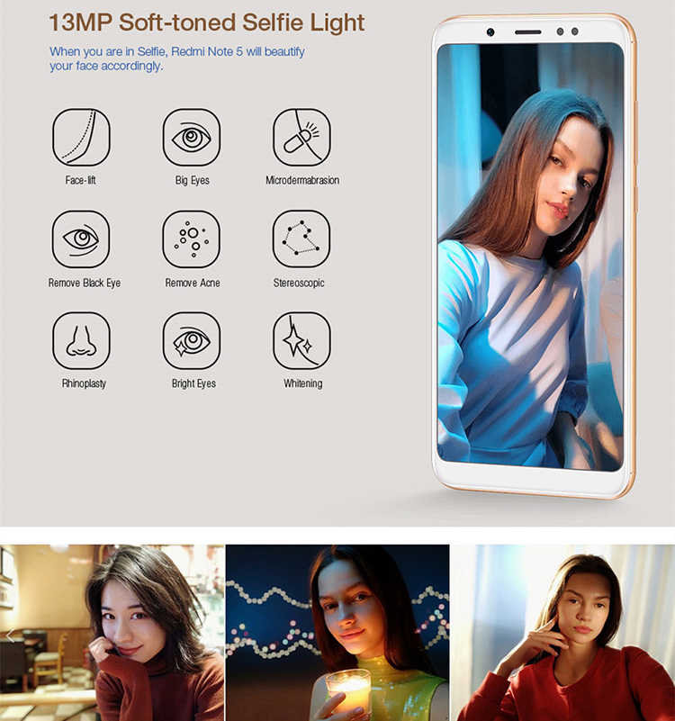 Bộ Điện Thoại Xiaomi Redmi Note 5 Pro (64GB/4GB) + Miếng Dán Cường Lực + Ốp Lưng - Hàng Nhập Khẩu Bộ Điện Thoại Xiaomi Redmi Note 5 Pro (64GB/4GB) + Miếng Dán Cường Lực + Ốp Lưng - Hàng Nhập Khẩu