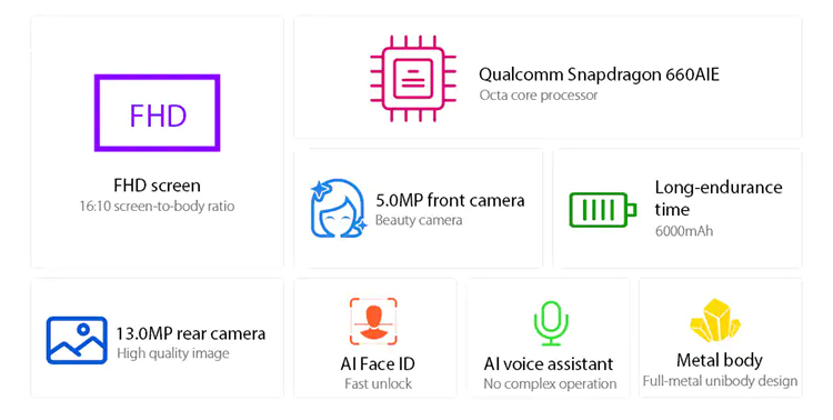Máy Tính Bảng Xiaomi Mi Pad 4 (64GB/ 4GB) Phiên bản sim 4G/LTE - Hàng Nhập Khẩu