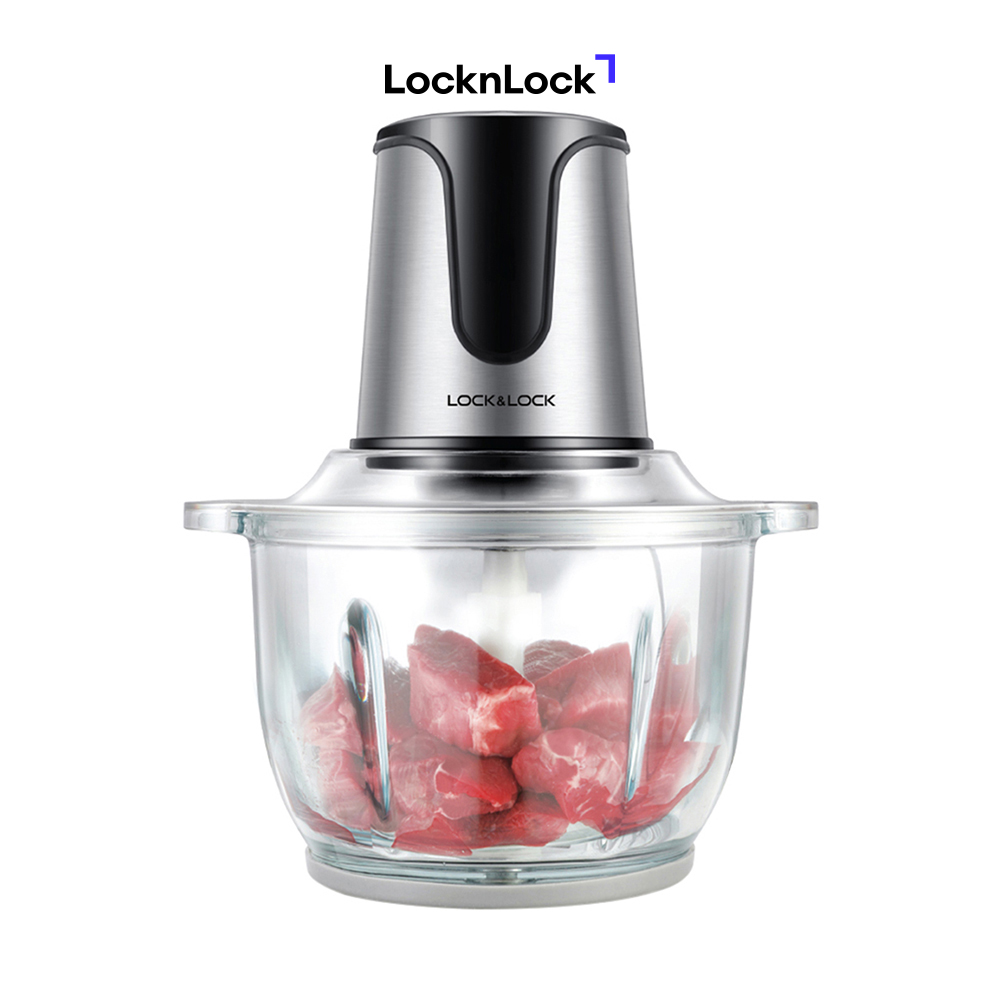 Máy Xay Thịt 2 Lưỡi Dao Kép Lock&amp;Lock EJM171 2 Lít - 300W - Hàng Chính Hãng