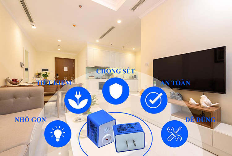 Sản Phẩm Thiết Bị Tiết Kiệm Điện Và Chống Sét Icevn 4.0
