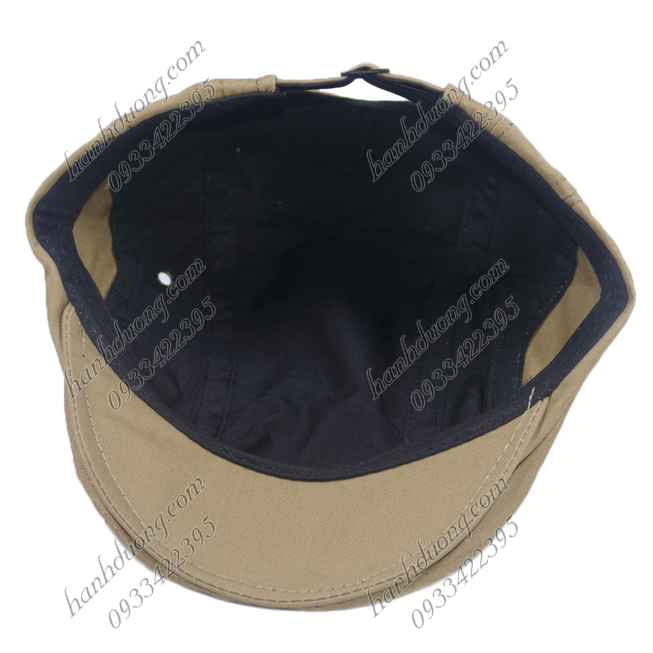 Nón beret nam mũ mỏ vịt người lớn, nón bê rê nam trơn không thêu logo, chất liệu vải kaki 2 lớp bền đẹp - Hạnh Dương