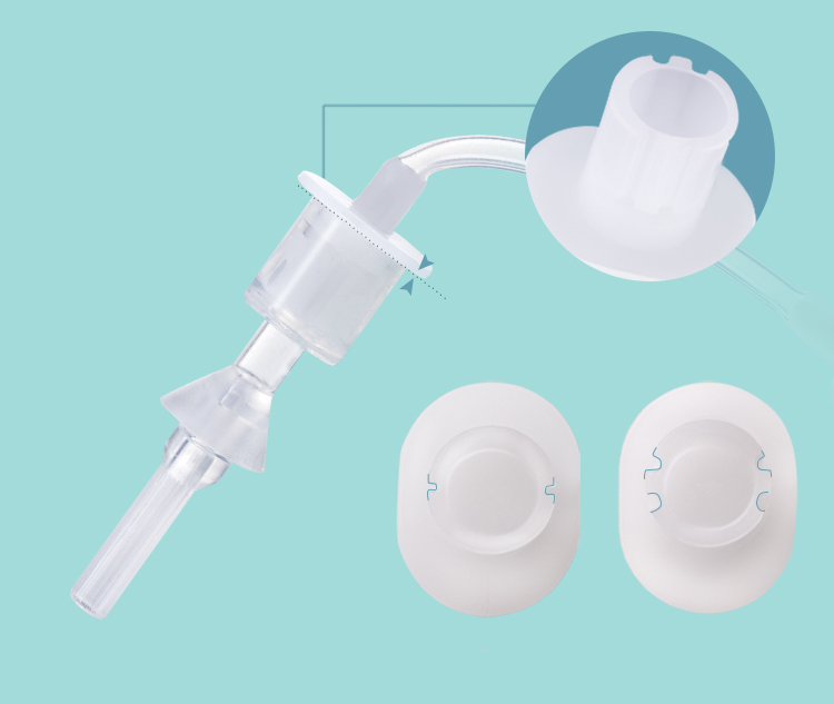 Ly Nước Little Bear (Snow Bear) Baby PP Straw Cup Cho Trẻ 300ml 09750