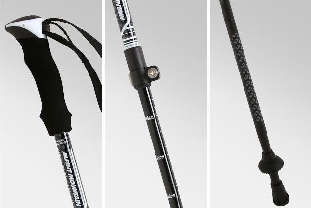 Gậy Gấp 4 Khúc Hợp Kim Nhôm El Monte ALPINT MOUNTAIN 610-203